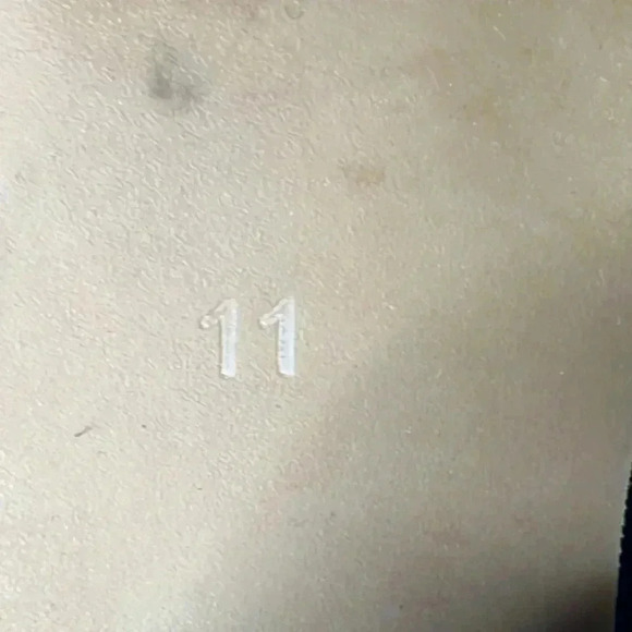 JEFFREY CAMPBELL Orwell Black Slip On Adjustable Ankle Booties Size 11 - Picture 7 of 9